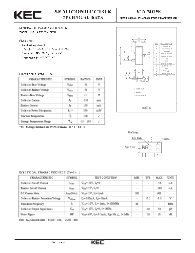 KEC ktc9015s  . Electronic Components Datasheets Active components Transistors KEC ktc9015s.pdf