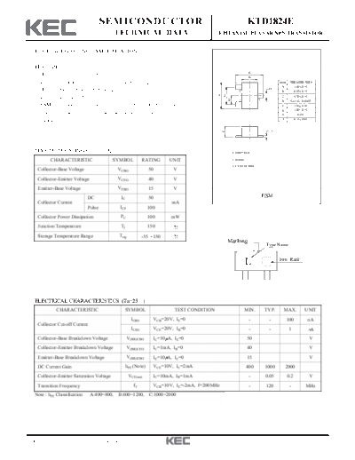 KEC ktd1824e  . Electronic Components Datasheets Active components Transistors KEC ktd1824e.pdf