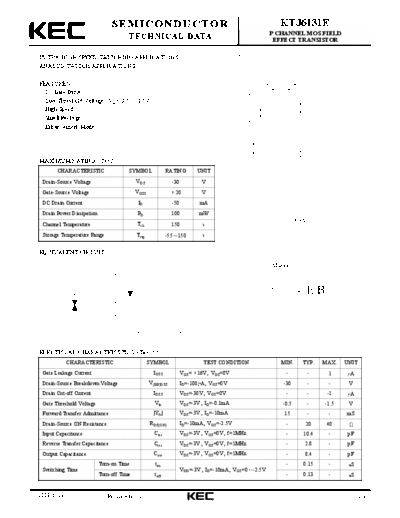 KEC ktj6131e  . Electronic Components Datasheets Active components Transistors KEC ktj6131e.pdf