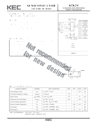 KEC ktk211  . Electronic Components Datasheets Active components Transistors KEC ktk211.pdf