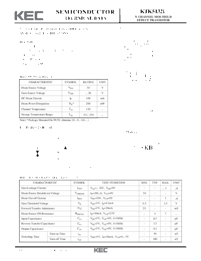 KEC ktk5132u  . Electronic Components Datasheets Active components Transistors KEC ktk5132u.pdf