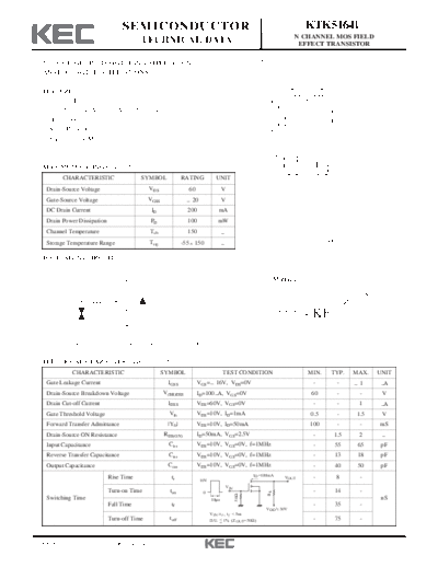 KEC ktk5164u  . Electronic Components Datasheets Active components Transistors KEC ktk5164u.pdf