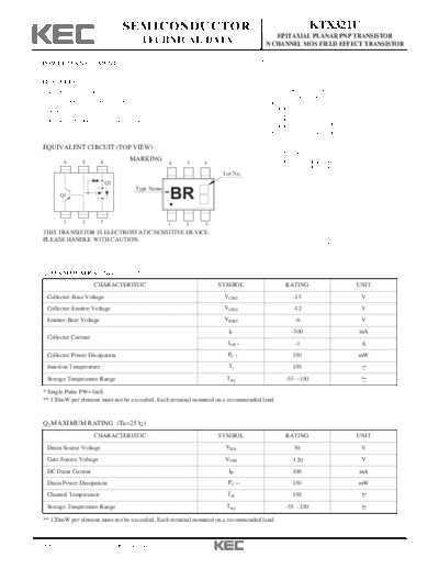 KEC ktx321u  . Electronic Components Datasheets Active components Transistors KEC ktx321u.pdf