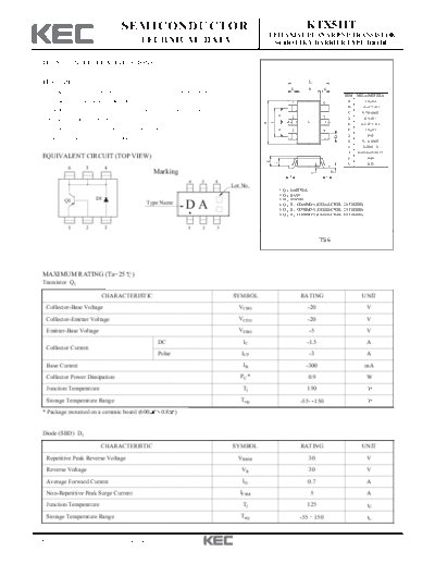 KEC ktx511t  . Electronic Components Datasheets Active components Transistors KEC ktx511t.pdf