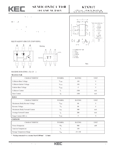 KEC ktx711t  . Electronic Components Datasheets Active components Transistors KEC ktx711t.pdf