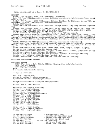 xerox Expression.mesa Sep78  xerox mesa 4.0_1978 listing Mesa_4_Compiler Expression.mesa_Sep78.pdf