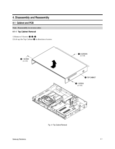 Samsung disassembly  reassembly  Samsung DVD DVD-HR755 DVD-HR755 DVD-HR755EUR disassembly__reassembly.pdf