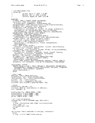 xerox DIActionsHot.mesa Sep78  xerox mesa 4.0_1978 listing Mesa_4_Debug DIActionsHot.mesa_Sep78.pdf
