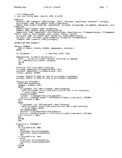 xerox P5Debug.mesa Sep78  xerox mesa 4.0_1978 listing Mesa_4_Compiler P5Debug.mesa_Sep78.pdf