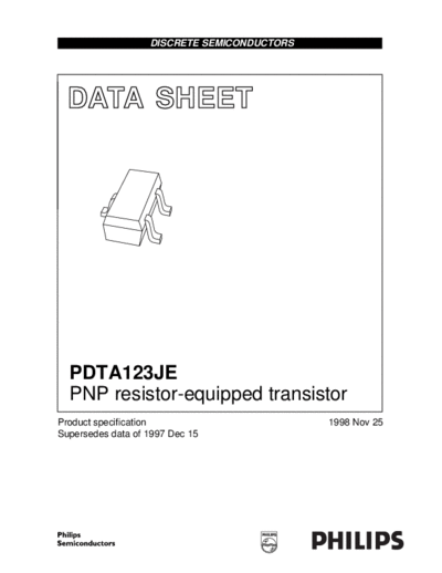 Motorola pdta123je 2  . Electronic Components Datasheets Active components Transistors Motorola pdta123je_2.pdf