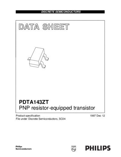Motorola pdta143zt 1  . Electronic Components Datasheets Active components Transistors Motorola pdta143zt_1.pdf