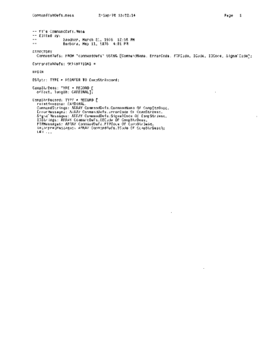 xerox CommandTabDefs.mesa Sep78  xerox mesa 4.0_1978 listing Mesa_4_Debug CommandTabDefs.mesa_Sep78.pdf