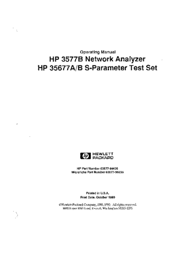 Agilent HP 35677A 252C 3577B Operating  Agilent HP 35677A_252C 3577B Operating.pdf