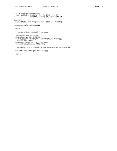 xerox InternalNubDefs.mesa Sep78  xerox mesa 4.0_1978 listing Mesa_4_Debug InternalNubDefs.mesa_Sep78.pdf