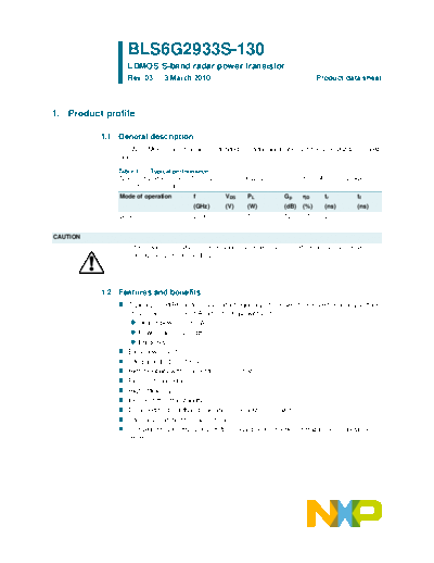 Philips bls6g2933s-130  . Electronic Components Datasheets Active components Transistors Philips bls6g2933s-130.pdf