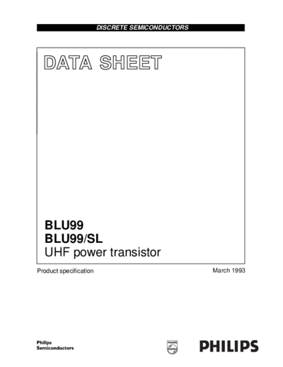 Philips blu99 blu99sl cnv 2  . Electronic Components Datasheets Active components Transistors Philips blu99_blu99sl_cnv_2.pdf