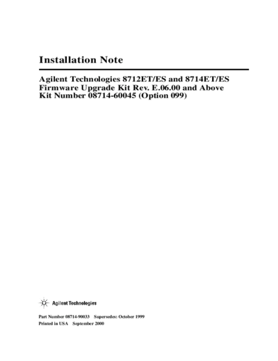 Agilent HP 8712ES 252C ET 252C 8714ES 252C ET Firmware Upgrade Installation Note  Agilent HP 8712ES_252C ET_252C 8714ES_252C ET Firmware Upgrade Installation Note.pdf