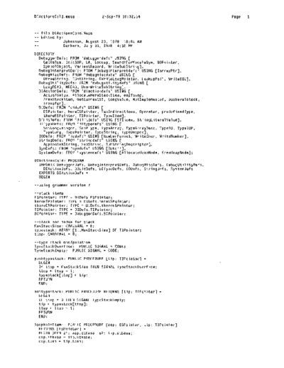 xerox DIActionsCold.mesa Sep78  xerox mesa 4.0_1978 listing Mesa_4_Debug DIActionsCold.mesa_Sep78.pdf