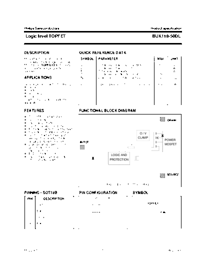 Philips buk118-50dl  . Electronic Components Datasheets Active components Transistors Philips buk118-50dl.pdf