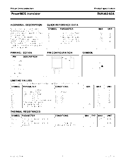 Philips buk462-60a 1  . Electronic Components Datasheets Active components Transistors Philips buk462-60a_1.pdf