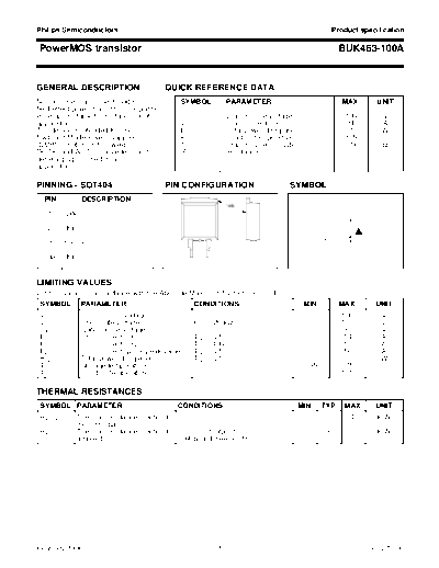 Philips buk463-100a 1  . Electronic Components Datasheets Active components Transistors Philips buk463-100a_1.pdf