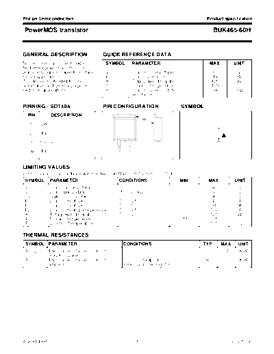 Philips buk465-60h 1  . Electronic Components Datasheets Active components Transistors Philips buk465-60h_1.pdf