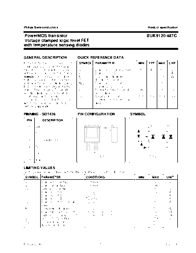 Philips buk9120-48tc 3  . Electronic Components Datasheets Active components Transistors Philips buk9120-48tc_3.pdf