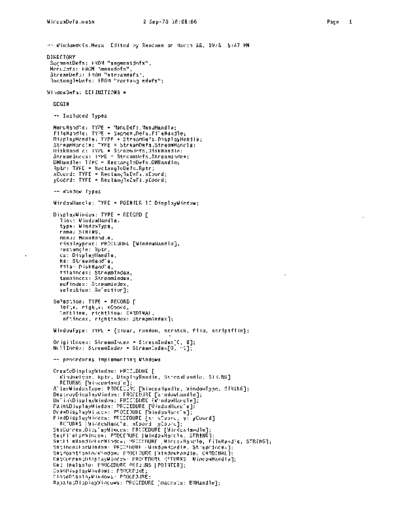 xerox WindowDefs.mesa Sep78  xerox mesa 4.0_1978 listing Mesa_4_System WindowDefs.mesa_Sep78.pdf