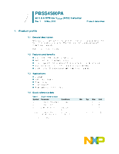 Philips pbss4560pa  . Electronic Components Datasheets Active components Transistors Philips pbss4560pa.pdf