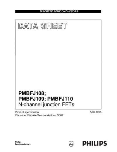 Philips pmbfj108 pmbfj109 pmbfj110 cnv 2  . Electronic Components Datasheets Active components Transistors Philips pmbfj108_pmbfj109_pmbfj110_cnv_2.pdf