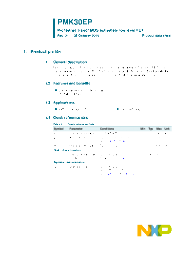 Philips pmk30ep  . Electronic Components Datasheets Active components Transistors Philips pmk30ep.pdf