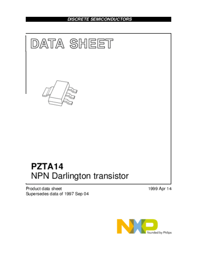 Philips pzta14  . Electronic Components Datasheets Active components Transistors Philips pzta14.pdf