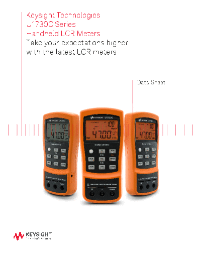 Agilent U1730 Series Handheld LCR Meters - Data Sheet 5990-7778EN c20140522 [11]  Agilent U1730 Series Handheld LCR Meters - Data Sheet 5990-7778EN c20140522 [11].pdf