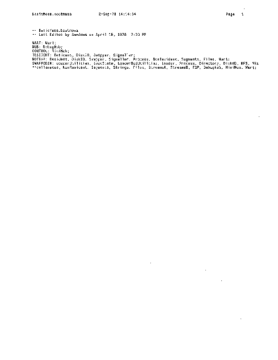 xerox BasicMesa.bootmesa Sep78  xerox mesa 4.0_1978 listing Mesa_4_System BasicMesa.bootmesa_Sep78.pdf