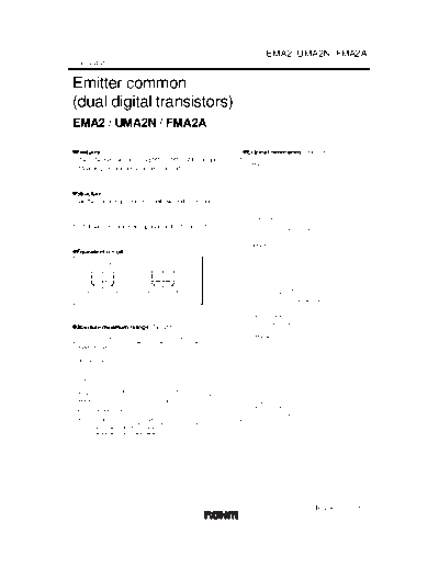 Rohm ema2 uma2n fma2a  . Electronic Components Datasheets Active components Transistors Rohm ema2_uma2n_fma2a.pdf