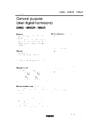 Rohm emb2 umb2n imb2a  . Electronic Components Datasheets Active components Transistors Rohm emb2_umb2n_imb2a.pdf
