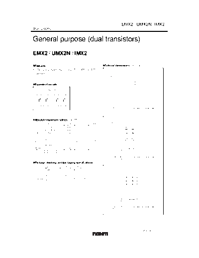 Rohm emx2 umx2n imx2  . Electronic Components Datasheets Active components Transistors Rohm emx2_umx2n_imx2.pdf