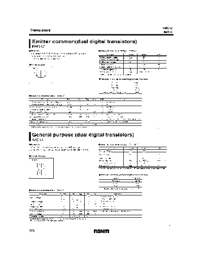 Rohm fmg12  . Electronic Components Datasheets Active components Transistors Rohm fmg12.pdf