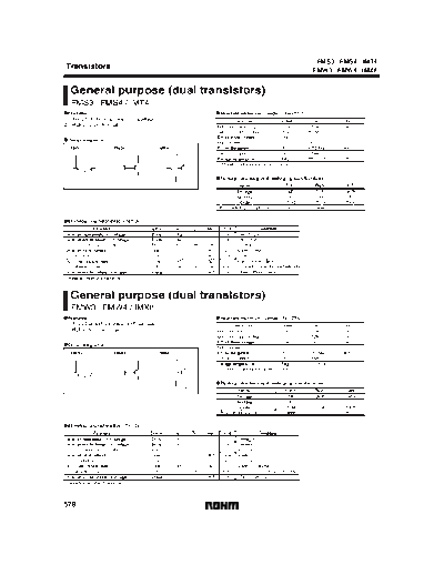 Rohm fms3  . Electronic Components Datasheets Active components Transistors Rohm fms3.pdf