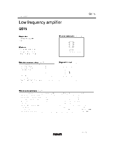 Rohm qst5  . Electronic Components Datasheets Active components Transistors Rohm qst5.pdf