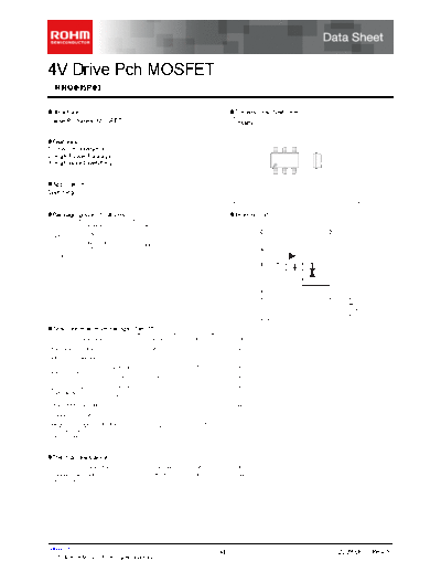 Rohm rrq045p03  . Electronic Components Datasheets Active components Transistors Rohm rrq045p03.pdf