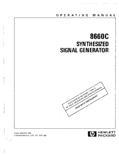 Agilent HP 8660C Operating  Agilent HP 8660C Operating.pdf