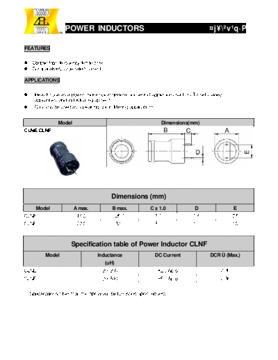 Coils and other documents 037  . Electronic Components Datasheets Passive components capacitors CEC - PCE-TU# Coils and other documents 037.PDF