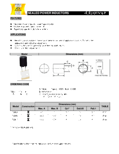 Coils and other documents 045  . Electronic Components Datasheets Passive components capacitors CEC - PCE-TU# Coils and other documents 045.PDF