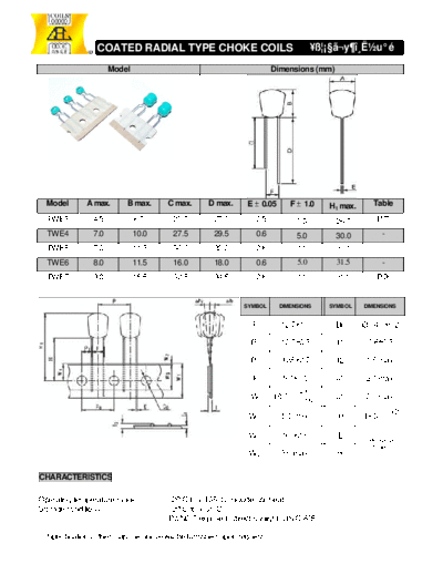 Coils and other documents 074  . Electronic Components Datasheets Passive components capacitors CEC - PCE-TU# Coils and other documents 074.PDF