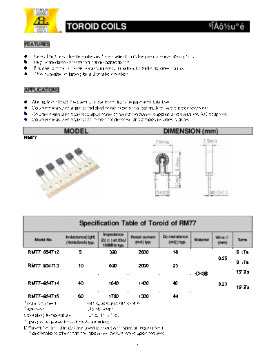 Coils and other documents 080  . Electronic Components Datasheets Passive components capacitors CEC - PCE-TU# Coils and other documents 080.PDF