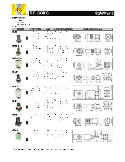 Coils and other documents 143  . Electronic Components Datasheets Passive components capacitors CEC - PCE-TU# Coils and other documents 143.PDF