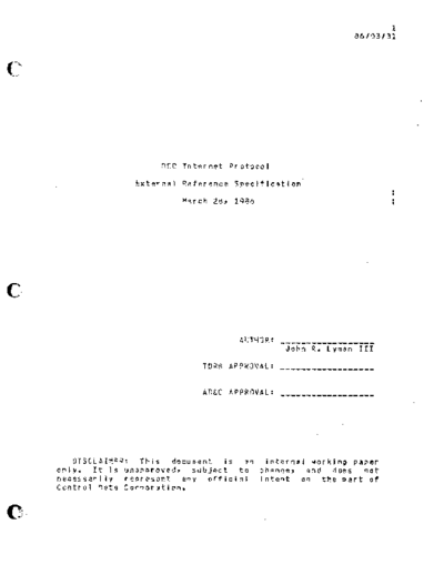 cdc DOD Internet Protocol Module ERS Mar86  . Rare and Ancient Equipment cdc cyber comm cdcnet DOD_Internet_Protocol_Module_ERS_Mar86.pdf