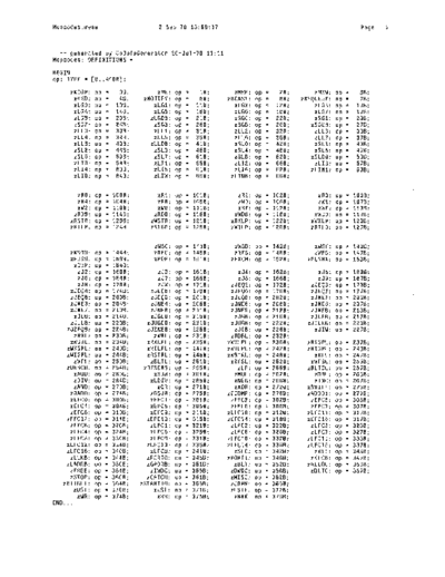 xerox Mopcodes.mesa Sep78  xerox mesa 4.0_1978 listing Mesa_4_System Mopcodes.mesa_Sep78.pdf