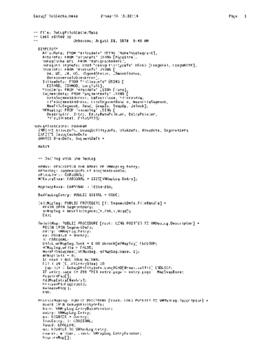 xerox DebugPilotCache.mesa Sep78  xerox mesa 4.0_1978 listing Mesa_4_Debug DebugPilotCache.mesa_Sep78.pdf